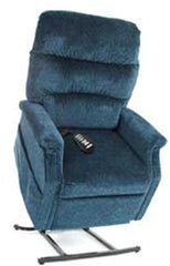 Pride Health Care Lift Recliner Classic Collection Marine Blue Vinyl No Caster