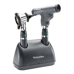 Welch Allyn Universal Desk Charger Set Panoptic Ophthalmoscope, Pneumatic Otoscope and Two Lithium Ion Handle - M-710684-2563 - Each