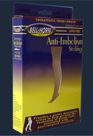 DJO Anti-embolism Stocking Thigh High X-Large Beige Open Toe