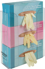 Bowman Manufacturing Glove Box Holder Bowman® Horizontal Mounted 3-Box Capacity Clear 3-1/2 X 11 X 14-1/4 Inch Plastic