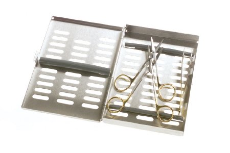 Miltex Sterilization Cassette Tray Thompson™ Slimline 11/16 X 4-5/8 X 7 Inch