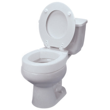 Maddak Raised Toilet Seat Tall-Ette® 3 Inch Height White 350 lbs. Weight Capacity