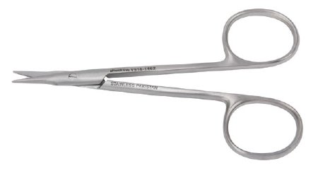 Miltex Tenotomy Scissors Vantage® Stevens 4-1/8 Inch Length Office Grade Finger Ring Handle Straight Blade Blunt Tip / Blunt Tip - M-712228-2006 - Each