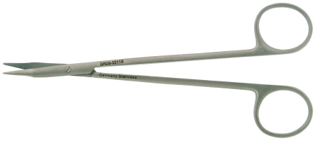 BR Surgical Dissecting Scissors BR Surgical Reynolds-Jamison 6 Inch Length Surgical Grade Stainless Steel NonSterile Finger Ring Handle Curved Blunt Tip / Blunt Tip - M-713372-4984 - Each