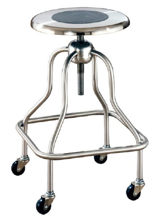 UMF Medical Exam Stool Backless Spin Lift Screw Adjustment