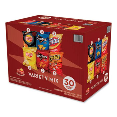 Frito-Lay Classic Variety Mix, Assorted, 30 Bags/Box