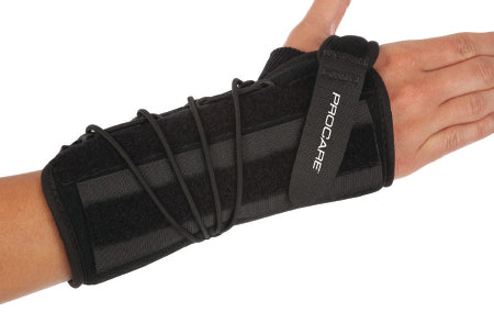 DJO Wrist Brace ProCare® Quick-Fit® Wrist II Aluminum / Foam / Nylon Right Hand Black X-Large