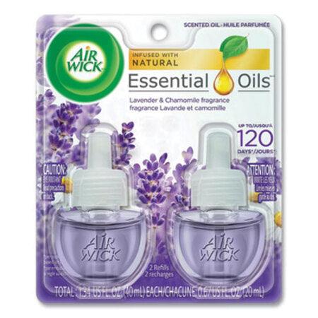 Air Wick® Scented Oil Refill, Lavender and Chamo mile, 0.67 oz, Purple, 2/Pack