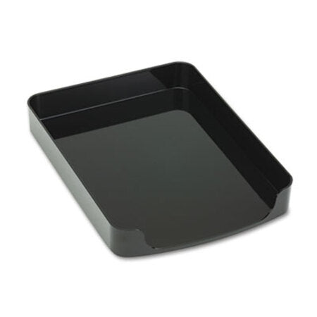 Officemate 2200 Series Front-Loading Desk Tray, 1 Section, Letter Size Files, 10.25" x 13.63" x 2", Black