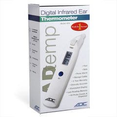 American Diagnostic Corp Tympanic Ear Thermometer Adtemp™ Ear Probe Handheld