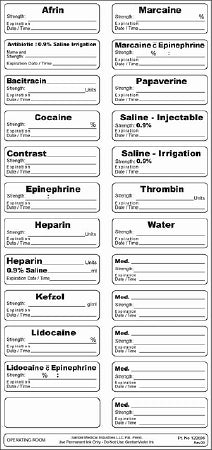 Sandel Medical Industries Label Kit Correct Medication Labeling System ...