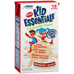 Nestle Healthcare Nutrition Pediatric Oral Supplement / Tube Feeding Formula Boost® Kid Essentials™ 1.5 Strawberry Splash Flavor 8 oz. Tetra Brik® Ready to Use