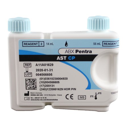 Horiba Reagent Abx Pentra™ Hepatic / General Chemistry Aspartate Aminotransferase (AST) For ABX Pentra 400 250 Tests