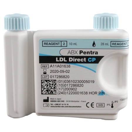 Horiba Reagent Abx Pentra™ Caridac / Lipids / General Chemistry Direct LDL Cholesterol (DLDL-C) For ABX Pentra™ 400 100 Tests