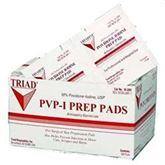Povidone-Iodine U.S.P. Prep Pads PVP-Iodine Prep Pads 100/PK ,1 Each - Axiom Medical Supplies
