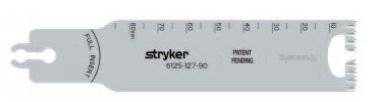 Stryker Saw Blade Sagittal 90 L X 25 W X 1.27 Thk mm - M-723734-2753 - Each