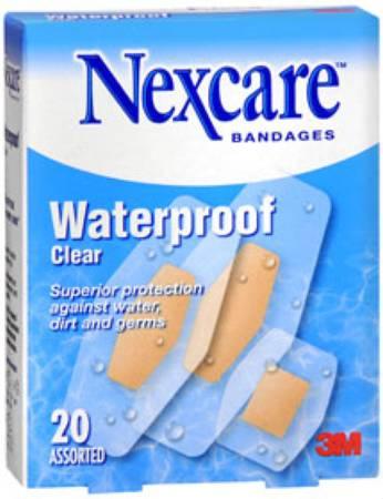 3M Adhesive Strip 3M Nexcare™ 7/8 X 1-1/16 Inch / 1-1/4 X 2-1/2 Inch / 1-1/16 X 2-1/4 Inch Plastic Rectangle Sheer Sterile