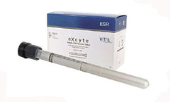 Elitech Group Inc Excyte® Vacuum Tube Venous Blood Collection Tube Erythrocyte Sedimentation Rate (ESR) Sodium Citrate Additive 120 mm Length 1.36 mL Black Conventional Closure Plastic Tube