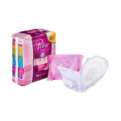 Kimberly Clark Bladder Control Pad Poise® 3 X 11 Inch Length Heavy Absorbency Absorb-Loc® Core Regular Adult Female Disposable - M-724111-2862 - Pack of 14