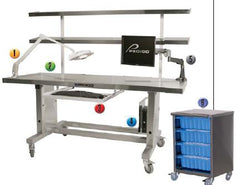 Pedigo Products Instrument Table 30 X 72 Inch Stainless Steel 325 lbs. Weight Capacity