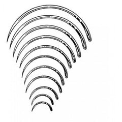 Suture Needle Integra® Miltex® 1/2 Circle Taper Point Needle Regular Surgeon's Type Size 14 Needle