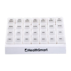 Mabis Healthcare Pill Organizer HealthSmart® Large 7 Day 4 Dose