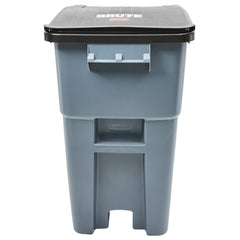 RJ Schinner Co Trash Can Rubbermaid® Brute® 50 gal. Rollout Gray HDPE Manual - M-725032-3540 - Each