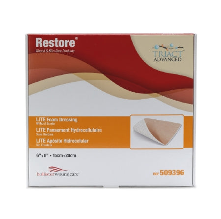 Hollister Thin Foam Dressing Restore™ LITE 2-1/2 X 2-1/2 Inch Square Non-Adhesive without Border Sterile