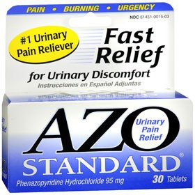 I Health Inc Urinary Pain Relief AZO® 95 mg Strength Phenazopyridine HCL Tablet 30 per Bottle