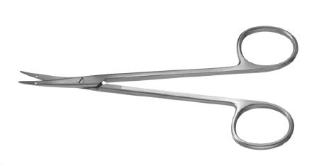 Miltex Suture Scissors Padgett® Littler 4-3/4 Inch Length Surgical Grade Stainless Steel NonSterile Finger Ring Handle Curved Blade Sharp Tip / Blunt Tip - M-725721-1465 - Each