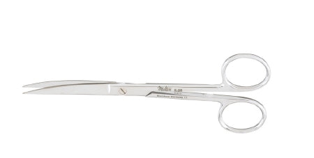 Miltex Operating Scissors Miltex® 5-1/2 Inch Length OR Grade German Stainless Steel NonSterile Finger Ring Handle Curved Blade Sharp Tip / Sharp Tip - M-725934-1534 - Each