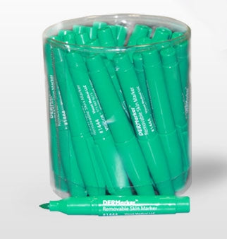 Viscot Industries Skin Marker EZ Removable Ink™ Mini Green Regular Tip NonSterile - M-726135-2652 - CT/30