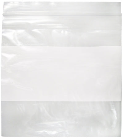 Minigrip Specimen Transport Bag Zippit® with White Block 4 X 6 Inch Polyethylene Zip Closure Unprinted NonSterile