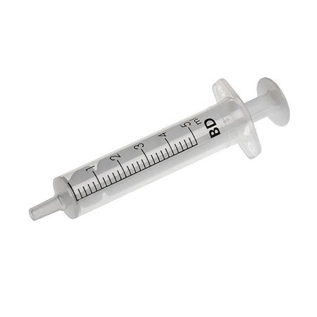 Becton Dickinson General Purpose Syringe BD™ 5 mL Individual Pack Luer Slip Tip Without Safety - M-726720-3873 - Case of 500