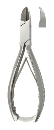 Nail Nipper Concave 5-3/4 Inch L Stainless Steel