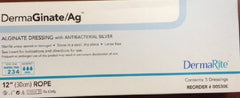DermaRite Industries Silver Alginate Dressing DermaGinate/ Ag™ 12 Inch Length Rope Sterile