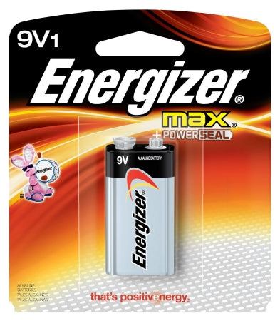 Eveready Battery Company Alkaline Battery Energizer® MAX® 9V Cell 9V Disposable 1 Pack - M-727330-1043 - Each