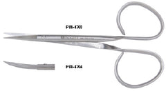 Miltex Iris Scissors Padgett® 4 Inch Length Surgical Grade Stainless Steel NonSterile Ribbon Style Finger Ring Handle Straight Blade Sharp Tip / Sharp Tip - M-727359-2146 - Each