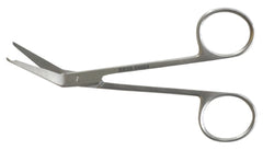 BR Surgical Stitch Scissors 4-1/2 Inch Length Finger Ring Handle Angled Sharp Tip / Sharp Tip - M-727814-2654 - Each