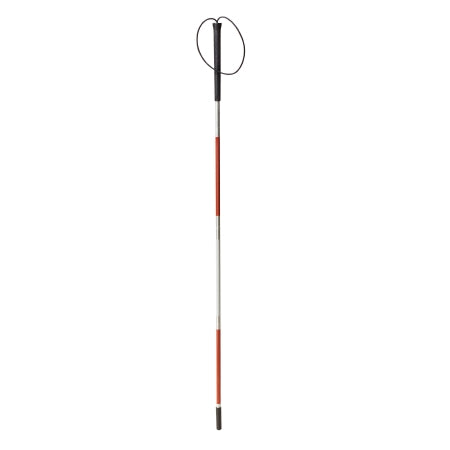 Drive Medical Folding Cane For The Blind drive™ Aluminum 45-3/4 Inch Height White / Red