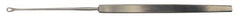 BR Surgical Ear Curette BR Surgical Shapleigh 6-1/4 Inch Length Single-ended Flat Handle Small Tip Straight Serrated Fenestrated Oval Tip - M-731087-1320 - Each