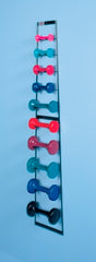 Hausmann Industries Dumbbell Wall Rack 10 W X 53.25 H X 3.5 D Inch, Metal