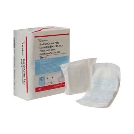 Cardinal Bladder Control Pad Sure Care™ 4 X 9-3/4 Inch Moderate Absorbency Polymer Core One Size Fits Most Adult Unisex Disposable - M-731677-3693 - Bag of 22