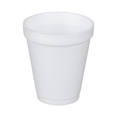 RJ Schinner Co Drinking Cup Dart® 6 oz. White Styrofoam Disposable