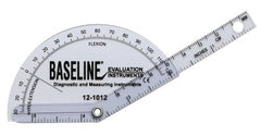 Fabrication Enterprises Finger Goniometer Baseline® Plastic 5 Inch Arm Length 1° Increments Inches and Centimeters