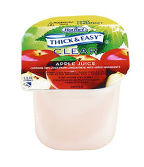 Hormel Food Sales Thickened Beverage Thick & Easy® 4 oz. Portion Cup Apple Juice Flavor Ready to Use Honey Consistency