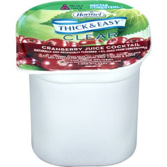 Hormel Food Sales Thickened Beverage Thick & Easy® 4 oz. Portion Cup Cranberry Juice Cocktail Flavor Ready to Use Nectar Consistency