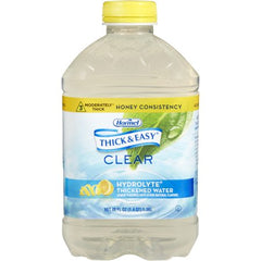 Hormel Food Sales Thickened Water Thick & Easy® Hydrolyte® 46 oz. Bottle Lemon Flavor Ready to Use Honey Consistency
