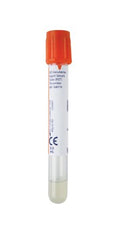 Becton Dickinson BD Vacutainer® Venous Blood Collection Tube Serum Tube Clot Activator Additive 13 X 100 mm 5 mL Orange BD Hemogard™ Closure Polyethylene Terephthalate (PET) Tube