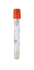 Becton Dickinson BD Vacutainer® Venous Blood Collection Tube Serum Tube Clot Activator Additive 13 X 100 mm 5 mL Orange BD Hemogard™ Closure Polyethylene Terephthalate (PET) Tube